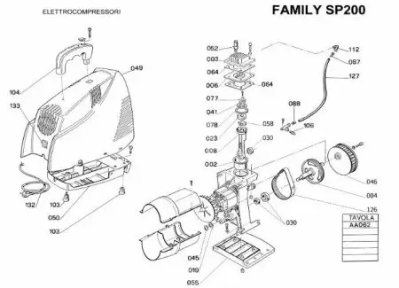 CYLINDER-PLATE GASKET F1/300