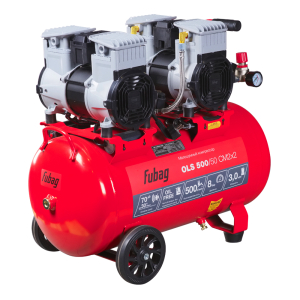 Поршневой компрессор Fubag OLS 500/50 CM2х2 + Набор пневмоинструмента Basic S1000 646074_120111 фото