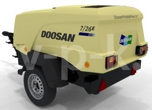 Винтовой компрессор Doosan 7/26E передвижной (мобильный) Винтовой компрессор Doosan 7/26E передвижной (мобильный) фото