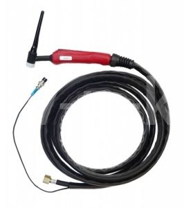 Aurora Горелка TIG 17 140A (35%), 3/8G, с упр. разъёмом 2pin, 8m Aurora Горелка TIG 17 140A (35%), 3/8G, с упр. разъёмом 2pin, 8m