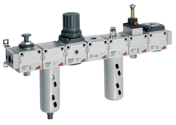 Блок воздухоподготовки  MC202-FRL-5-FL, блок подготовки воздуха  MC202-FRL-5-FL