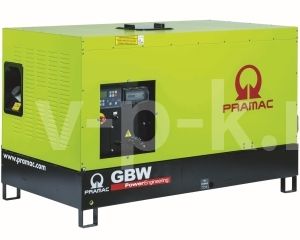 Дизельный генератор PRAMAC GBW22Y 3-фазный в кожухе (альт. Mecc Alte ECP28-M4 C)  фото