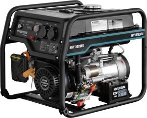 Бензиновый генератор Hyundai HHY 3020FE  фото