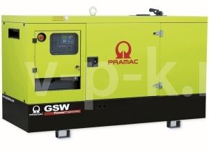 Дизельный генератор PRAMAC GSW90I 3-фазный в кожухе  фото