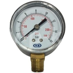R 4141301600 Манометр D.50 мм, 1/4", 16 Bar (аналог 7110020000) для 500w115-10