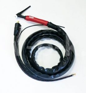 Aurora Горелка TIG 26 180A (35%), TIG 160,200 AC/DC, 4m (Track-50MMQ, газ-б/р) с упр. разъёмами 2-3-5pin Aurora Горелка TIG 26 180A (35%), TIG 160,200 AC/DC, 4m (Track-50MMQ, газ-б/р) с упр. разъёмами 2-3-5pin