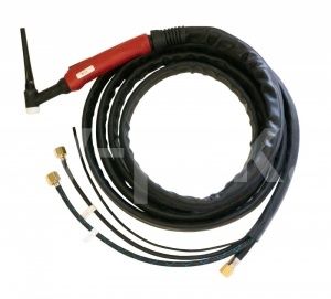 Aurora Горелка TIG SUPER TS 18 320A (100%), M12x1, газ 1/4G, вода 3/8G, 4m-с упр. разъёмами 2-3-5pin Aurora Горелка TIG SUPER TS 18 320A (100%), M12x1, газ 1/4G, вода 3/8G, 4m-с упр. разъёмами 2-3-5pin фото