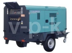 Винтовой компрессор Airman PDS390S на шасси фото
