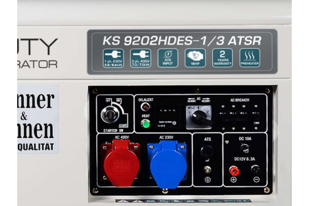 Дизельный генератор Konner&Sohnen KS 9202HDES-1/3 ATSR Дизельный генератор Konner&Sohnen KS 9202HDES-1/3 ATSR