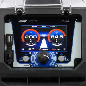Сварочные инверторы TIG ПТК ПТК HANKER MULTIWAVE TIG 200 P AC/DC PFC LCD H05 фото