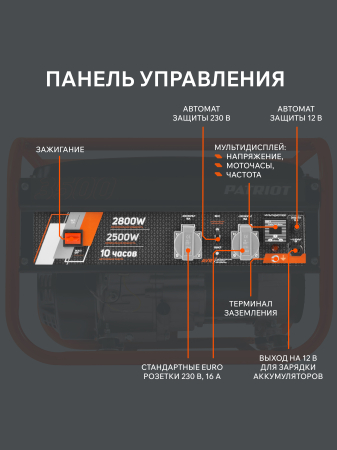 Бензиновый генератор  GRS 3500