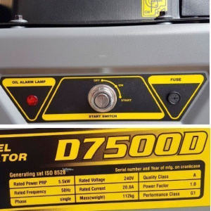 Дизельный генератор Loncin LCD7500D 54152 Дизельный генератор Loncin LCD7500D 54152 фото