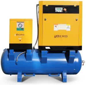 Винтовой компрессор Berg ВК-7.5РО-500 10 (IP54) с осушителем фото
