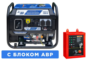 Бензиновый генератор ТСС SGG 4200Ei с блоком АВР 111112 фото
