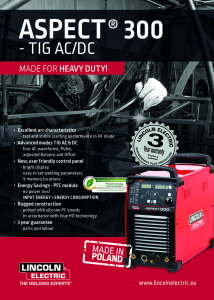 Сварочные инверторы TIG Lincoln Electric ASPECT 300 фото