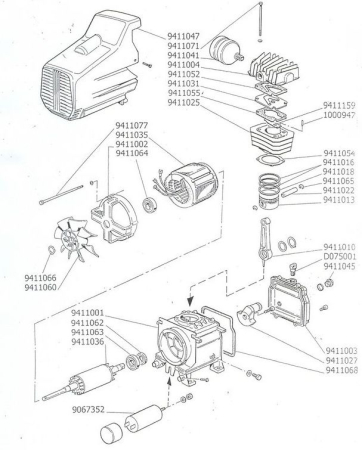 CRANKSHAFT BLM D23 S20(7070001