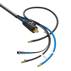 Горелка TIG TP 20 (ОКС 35-50, б/р, 2PIN) 4м водяное охлаждение TBW2002-04  Горелка TIG TP 20 (ОКС 35-50, б/р, 2PIN) 4м водяное охлаждение TBW2002-04 фото