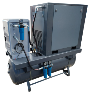 Винтовой компрессор IRONMAC IC 7,5/10 C VSD DF 500L (IP23) с осушителем фото