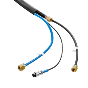 Горелка TIG TP 25 (M12x1, 1/4G, 3/8G, 2PIN) 4м водяное охлаждение TBW2501-04  Горелка TIG TP 25 (M12x1, 1/4G, 3/8G, 2PIN) 4м водяное охлаждение TBW2501-04 фото