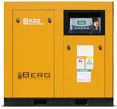 Винтовой компрессор Berg ВК-22-Е 7 (IP23) Винтовой компрессор Berg ВК-22-Е 7 (IP23)