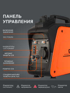 Бензиновый генератор PATRIOT GP 1000 i 474101025 для дачи фото