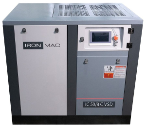 Винтовой компрессор IRONMAC IC 50/8 C VSD (IP23) с прямым приводом фото